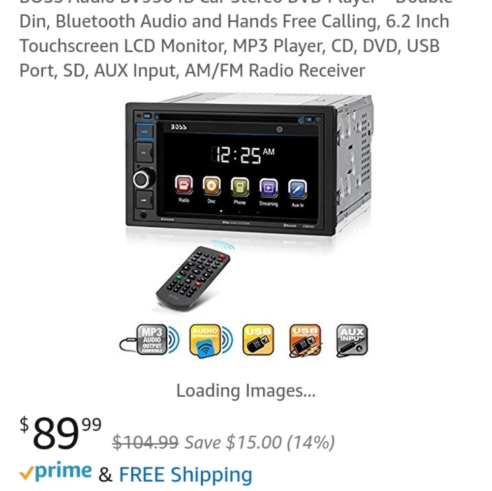 Boss Audio System Bv9374B